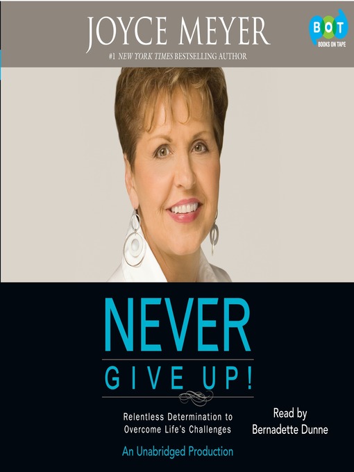 Title details for Never Give Up! by Joyce Meyer - Wait list